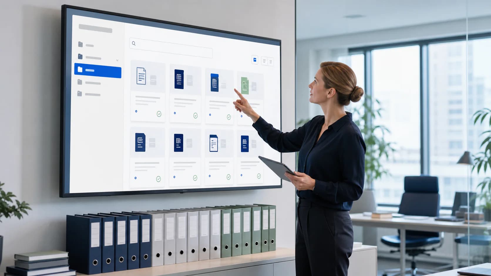 Knowledge manager organizing approved support documents