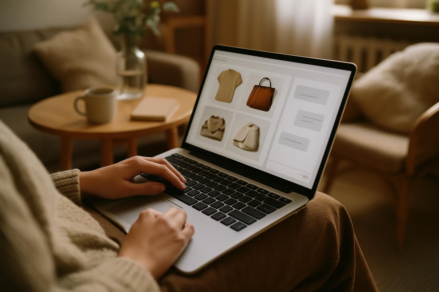 Website visitor receiving a relevant live chat answer before taking the next step