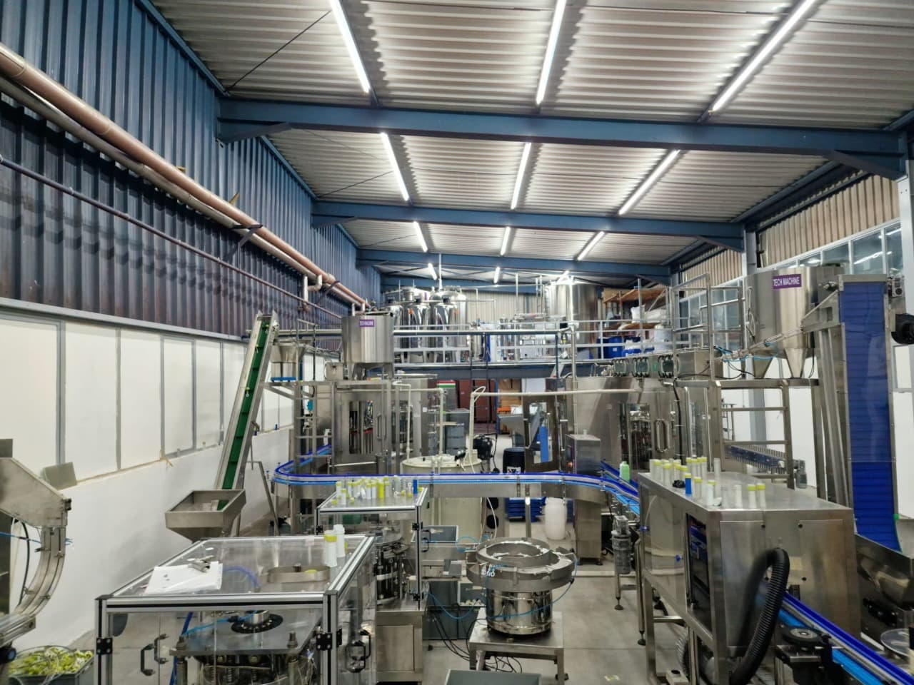 A Dema-Stil production and filling line inside the factory